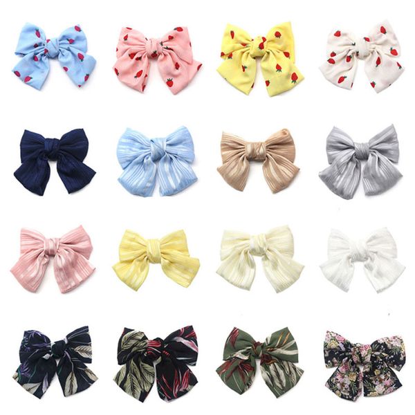 new summer floral print hairpins bowknot decorations large hair clips hair jewelry accessories for women girl, Golden;silver
new summer floral print hairpins bowknot decorations large hair clips hair jewelry accessories for women girl, Golden;silver