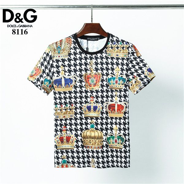 new d / g designer t-shirt hip-hop men's designer t-shirt fashion brand men's and women's short sleeve plus size t-shirt, White
new d / g designer t-shirt hip-hop men's designer t-shirt fashion brand men's and women's short sleeve plus size t-shirt, White