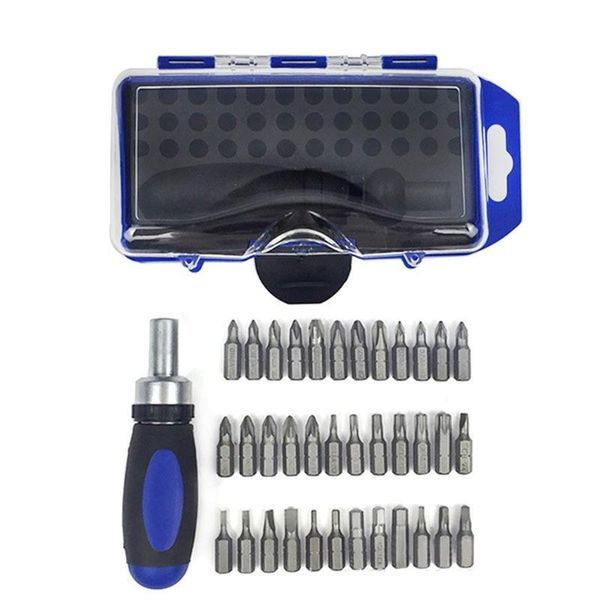 ratchet screwdriver set tool 45 # steel home multi-function screwdriver set machine repair auto repair tools 38-piece
ratchet screwdriver set tool 45 # steel home multi-function screwdriver set machine repair auto repair tools 38-piece
