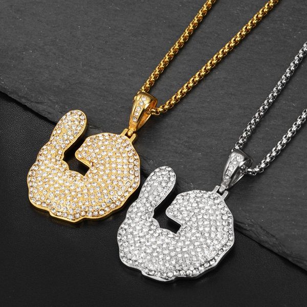 hip hop titanium steel cubic zirconia pendant necklace gold silver metal popcorn chain necklace for men full crystal nightclub bar jewelry
hip hop titanium steel cubic zirconia pendant necklace gold silver metal popcorn chain necklace for men full crystal nightclub bar jewelry