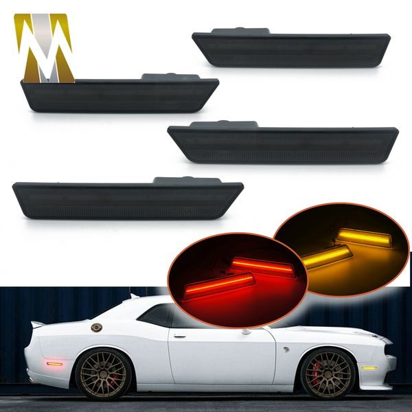 for dodge challenger front & rear side marker lamps turn signals led turning lights for dodge challenger 2008 2009 2010 - 2014
for dodge challenger front & rear side marker lamps turn signals led turning lights for dodge challenger 2008 2009 2010 - 2014