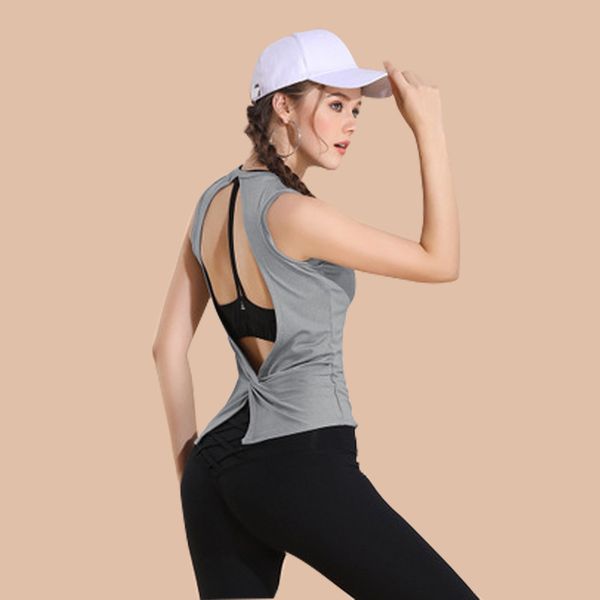 yoga outfits women vest t-shirt hollow back sports fitness tank running gym jogging workout shirts for, White;red
yoga outfits women vest t-shirt hollow back sports fitness tank running gym jogging workout shirts for, White;red