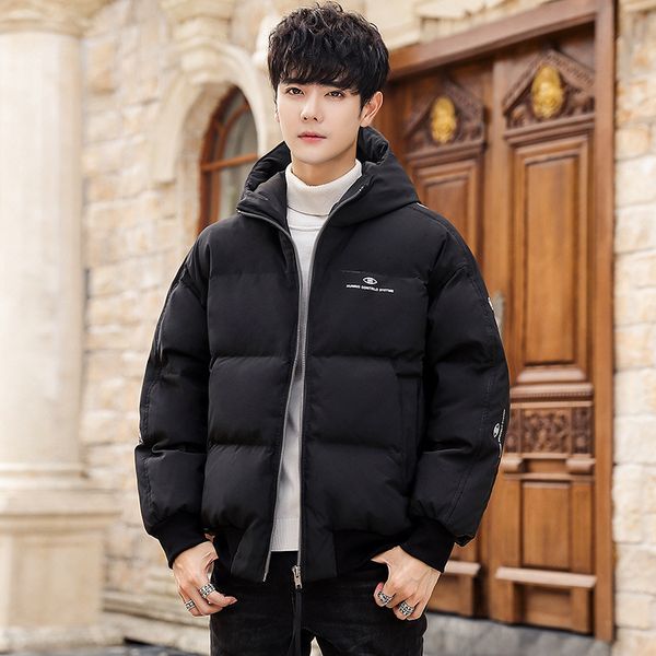 2019 winter new style hooded down jacket men's korean-style thick short coat teenager fashion warm coat fashion, Black
2019 winter new style hooded down jacket men's korean-style thick short coat teenager fashion warm coat fashion, Black