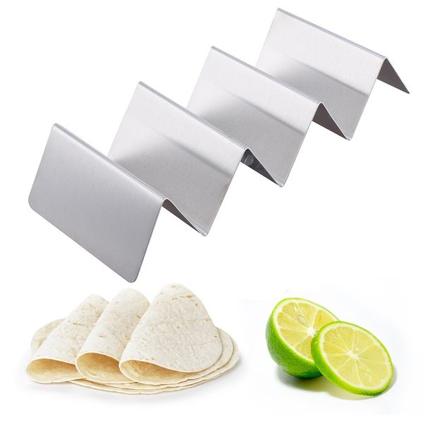 stainless steel taco holders rack mexican food hard stand holds soft shells wave shape kitchen tool restaurant food display#es
stainless steel taco holders rack mexican food hard stand holds soft shells wave shape kitchen tool restaurant food display#es