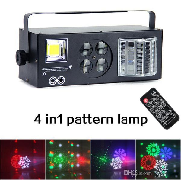 ди-джей оборудование 4 in1 лазерная вспышка strobe pattern butterfly derby dmx512 светодиодное освещение диско dj сценический свет четыре фу
ди-джей оборудование 4 in1 лазерная вспышка strobe pattern butterfly derby dmx512 светодиодное освещение диско dj сценический свет четыре фу