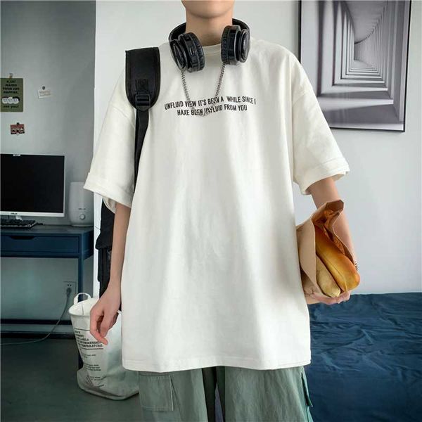 men super cool short sleeve summer t-shirt brand design ins stars casual loose t-shirt long style hip o-neck cotton, White;black
men super cool short sleeve summer t-shirt brand design ins stars casual loose t-shirt long style hip o-neck cotton, White;black