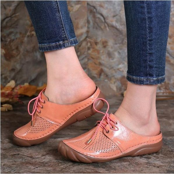 new woman sandals 2020 lace-up ladies summer shoes fashion leather hollow sewing classic woman shoes non-slip female sandals, Black 
new woman sandals 2020 lace-up ladies summer shoes fashion leather hollow sewing classic woman shoes non-slip female sandals, Black