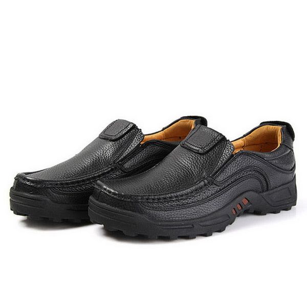 men shoes slip on style business man casual shoes large size 38-44 men leather comfortable vintage, Black 
men shoes slip on style business man casual shoes large size 38-44 men leather comfortable vintage, Black