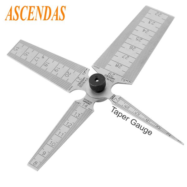 0-15/0-29mm steel metric taper gauge aperture scale wedge feeler 4 in 1 muti-fuction gap ruler measuring tools for drill hole
0-15/0-29mm steel metric taper gauge aperture scale wedge feeler 4 in 1 muti-fuction gap ruler measuring tools for drill hole