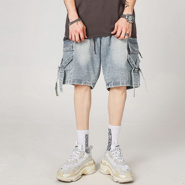 uncledonjm multi-кармана ribbon джинсовых шорт для мужчин популярного свободного bib общей street fashion straight шорты мужских hd-h1013, Blue
uncledonjm multi-кармана ribbon джинсовых шорт для мужчин популярного свободного bib общей street fashion straight шорты мужских hd-h1013, Blue