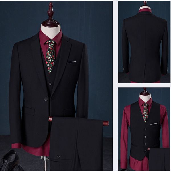 custom made groomsmen notch lapel groom tuxedos black men suits wedding/prom/dinner man blazer ( jacket+pants+vest+tie ) m1137, Black;gray
custom made groomsmen notch lapel groom tuxedos black men suits wedding/prom/dinner man blazer ( jacket+pants+vest+tie ) m1137, Black;gray