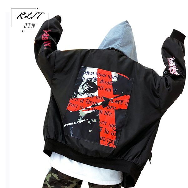 2019 autumn new hip hop streetwear jaqueta masculino rear printing jackets side pocket jacket men zipper windbreaker fashion, Black;brown
2019 autumn new hip hop streetwear jaqueta masculino rear printing jackets side pocket jacket men zipper windbreaker fashion, Black;brown