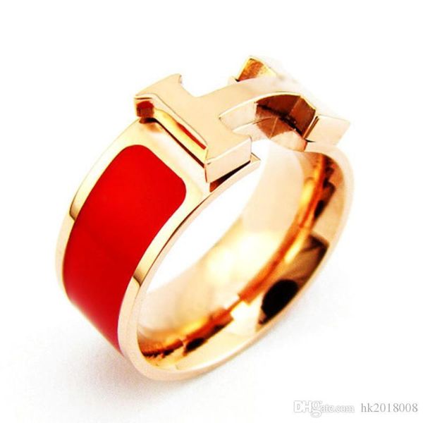 luxury 316l stainless steel h stamp rings black and white red orange drop oil h ring for women with original velvet bag, Silver
luxury 316l stainless steel h stamp rings black and white red orange drop oil h ring for women with original velvet bag, Silver