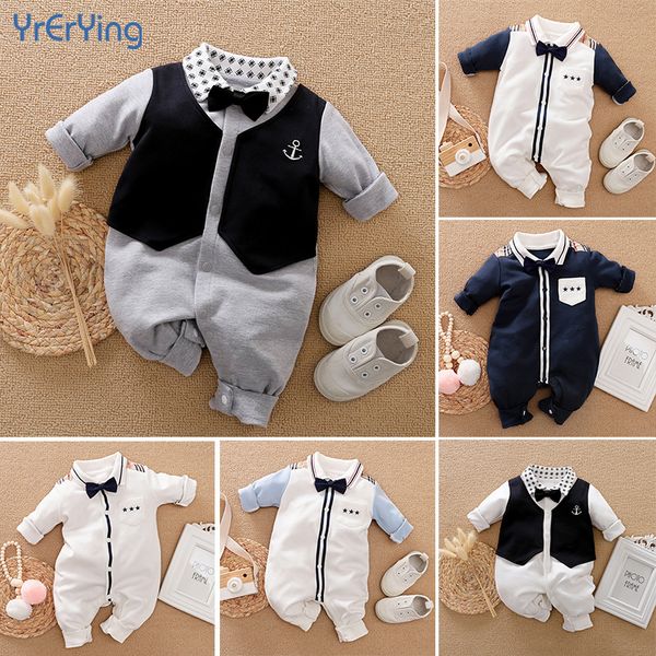 foreign trade gentleman baby clothes single-layer long-sleeved baby one-piece romper, Blue
foreign trade gentleman baby clothes single-layer long-sleeved baby one-piece romper, Blue