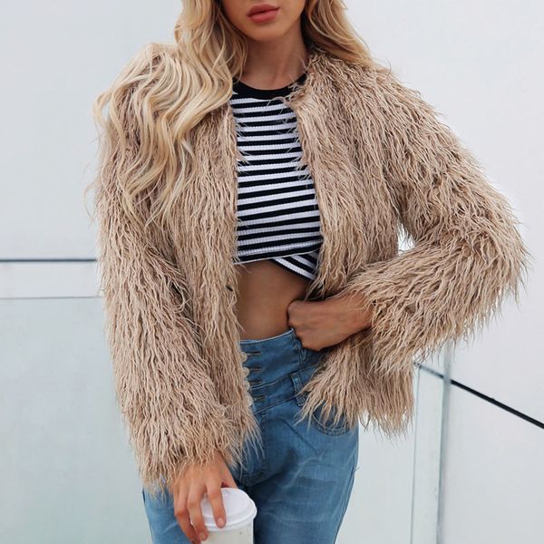 faux fur coats thick warm casual ladies short size plus 3xl fashion winter women long sleeve o-neck solid coat, Black
faux fur coats thick warm casual ladies short size plus 3xl fashion winter women long sleeve o-neck solid coat, Black