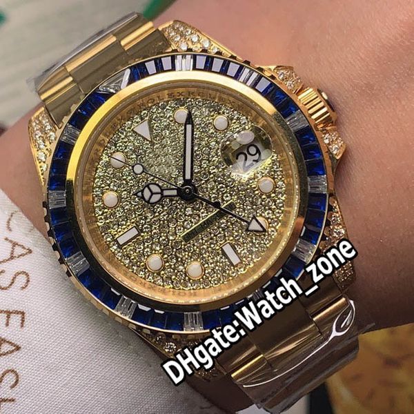 new 18k yellow gold case gmt-master ii 116758 sa-78208 automatic mens watch gypsophila dial blue diamond bezel sapphire steel band watches, Slivery;brown
new 18k yellow gold case gmt-master ii 116758 sa-78208 automatic mens watch gypsophila dial blue diamond bezel sapphire steel band watches, Slivery;brown