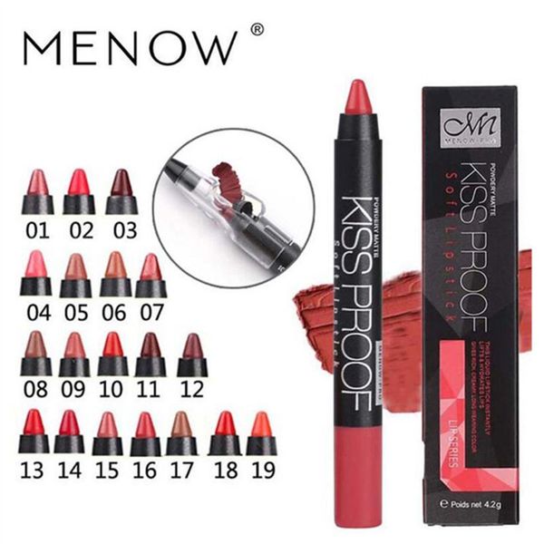 menow 19 color kiss proof beauty waterproof lipstick pen lasting do not fade lipstick gift pencil sharpener p13016 drop shipping
menow 19 color kiss proof beauty waterproof lipstick pen lasting do not fade lipstick gift pencil sharpener p13016 drop shipping