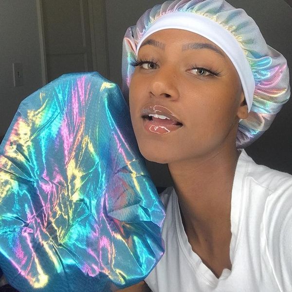 women laser high elasticity wide side sleeping cap perm hat chemotherapy cap bath caps shower djustable wet hair cap
women laser high elasticity wide side sleeping cap perm hat chemotherapy cap bath caps shower djustable wet hair cap