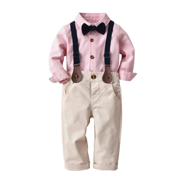 children's gentry suit kids long sleeve striped shirt bow tie trousers 3pcs baby boy fashion set 2018 spring autumn new clothing, White
children's gentry suit kids long sleeve striped shirt bow tie trousers 3pcs baby boy fashion set 2018 spring autumn new clothing, White