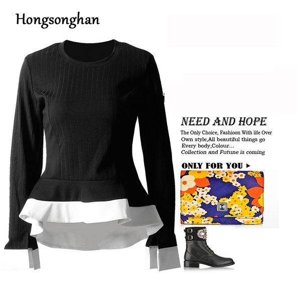 hongsonghan spring summer sweater women long sleeve pullover women basic sweaters 2019 korean style knit femme, White;black
hongsonghan spring summer sweater women long sleeve pullover women basic sweaters 2019 korean style knit femme, White;black