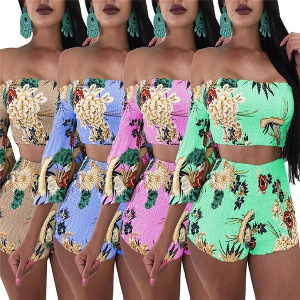 skinny 2pcs holiday sundress floral hawaiian style summer womens designer tracksuits one shoulder flare sleeve shorts slim, Gray
skinny 2pcs holiday sundress floral hawaiian style summer womens designer tracksuits one shoulder flare sleeve shorts slim, Gray
