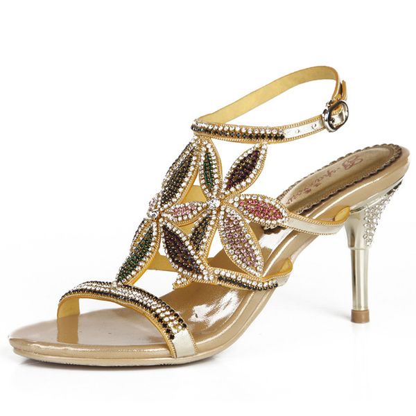 sandals g-sparrow large size diamond gold crystal wedding high heeled rhinestone thick heel elegant shoes, Black
sandals g-sparrow large size diamond gold crystal wedding high heeled rhinestone thick heel elegant shoes, Black