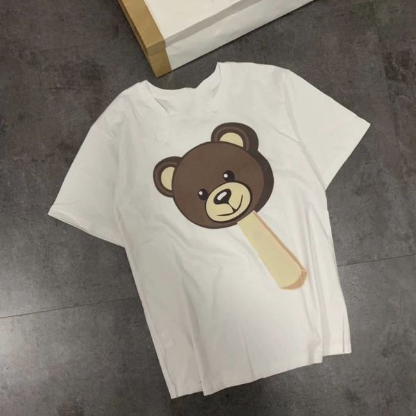2019 early cotton t-shirt fashion round neck doll pure cotton short-sleeved loose women men lovers t shirt, White
2019 early cotton t-shirt fashion round neck doll pure cotton short-sleeved loose women men lovers t shirt, White