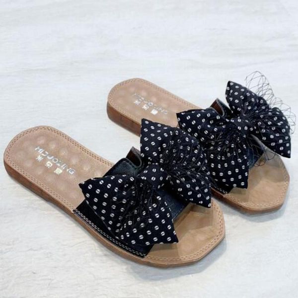women shoes fashion bow summer sandals slipper indoor outdoor flip-flops beach shoes new female casual flat slipper sh405, Black
women shoes fashion bow summer sandals slipper indoor outdoor flip-flops beach shoes new female casual flat slipper sh405, Black