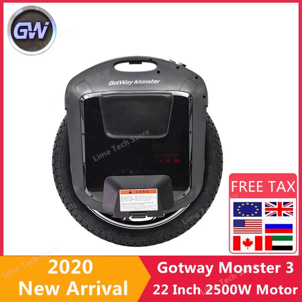 original 2020 gotway 3 unicycle self electric scooter 22 inch 2500w motor 84v /100v battery one wheel skateboard
original 2020 gotway 3 unicycle self electric scooter 22 inch 2500w motor 84v /100v battery one wheel skateboard