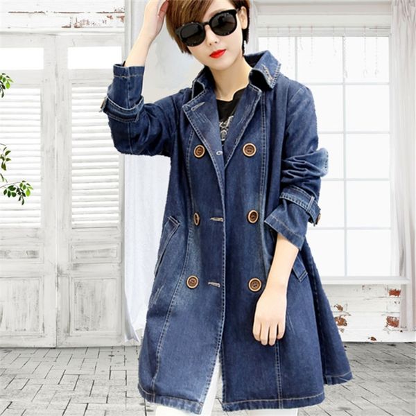 new fat mm spring large cowboy coat, women's wear, winter thick, medium long, loose long sleeves,mm windbreaker big fat sleeves, Tan;black
new fat mm spring large cowboy coat, women's wear, winter thick, medium long, loose long sleeves,mm windbreaker big fat sleeves, Tan;black