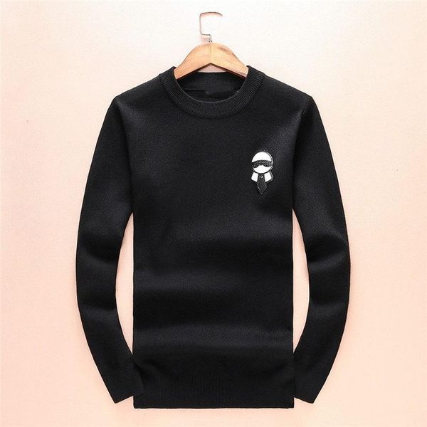 2019 luxury monster sweater mens brand designer knitwear winter warm sweater pullover cardigan slim fit cashmere men sweatshirt, White;black 
2019 luxury monster sweater mens brand designer knitwear winter warm sweater pullover cardigan slim fit cashmere men sweatshirt, White;black