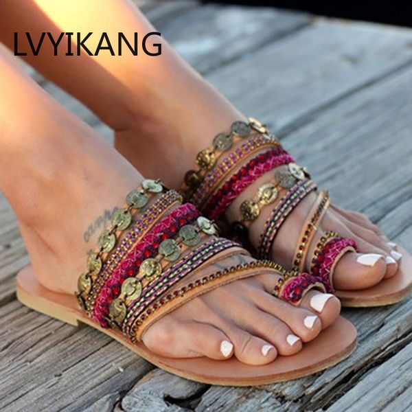women slippers 2020 summer new rome retro sandals flat casual shoes female slip on slides woman shoes plus size sandalias mujer, Black
women slippers 2020 summer new rome retro sandals flat casual shoes female slip on slides woman shoes plus size sandalias mujer, Black