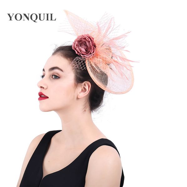 2018 new arrival womens feather hair clip fasciantor wedding headwear flower ladies kenducky derby headdress bridal veils hats
2018 new arrival womens feather hair clip fasciantor wedding headwear flower ladies kenducky derby headdress bridal veils hats