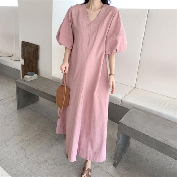 short lantern sleeve v-neck loose cotton maternity dress solid color plus size pregnant women clothes summer vintage linen dress, White
short lantern sleeve v-neck loose cotton maternity dress solid color plus size pregnant women clothes summer vintage linen dress, White