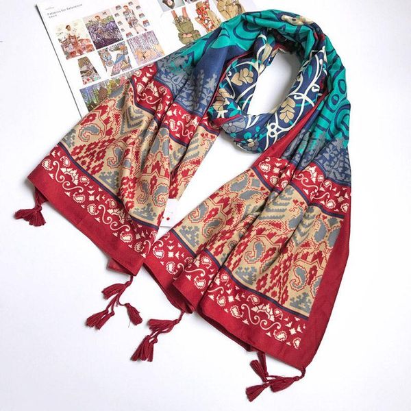 women cotton scarf ethnic totem vintage long shawl large size twill tassel stole neckerchief brand new [1838, Blue;gray
women cotton scarf ethnic totem vintage long shawl large size twill tassel stole neckerchief brand new [1838, Blue;gray