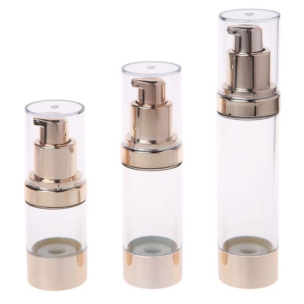 packing bottles empty cosmetic airless bottle plastic treatment pump travel 15/30/50ml
packing bottles empty cosmetic airless bottle plastic treatment pump travel 15/30/50ml
