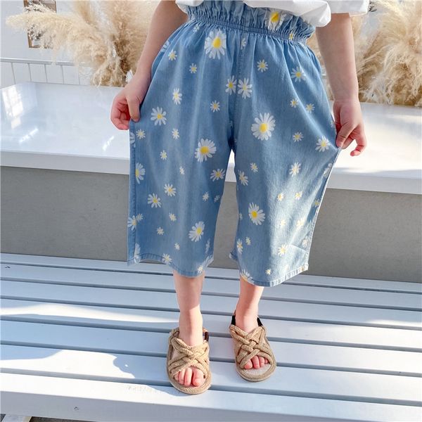 niu xiaoda 2020 girls full print daisy smooth denim wide leg pants lace lace bud wide leg pants ~ silky smooth, Blue
niu xiaoda 2020 girls full print daisy smooth denim wide leg pants lace lace bud wide leg pants ~ silky smooth, Blue