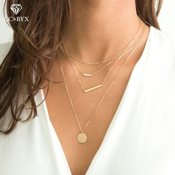 cc stainless steel necklace for women long layered necklaces jewelry crystal gold color pendant party imitation pearls cdnn032, Golden;silver
cc stainless steel necklace for women long layered necklaces jewelry crystal gold color pendant party imitation pearls cdnn032, Golden;silver