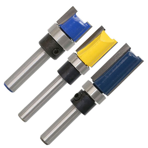 1/4'' shank flush trimming router bit template pattern wood milling bit template trim milling cutter straight router
1/4'' shank flush trimming router bit template pattern wood milling bit template trim milling cutter straight router