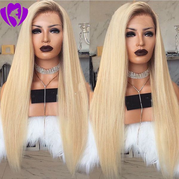 26" ombre blonde long wigs for women straight hair cosplay synthetic lace front wig for black/african women pageup
26" ombre blonde long wigs for women straight hair cosplay synthetic lace front wig for black/african women pageup
