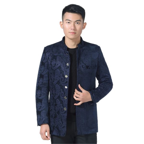waeolsa chinese style men ethnical suits red blue jacquard tunic coats man mandarin collar mao suit oriental embroidery blazer, White;black
waeolsa chinese style men ethnical suits red blue jacquard tunic coats man mandarin collar mao suit oriental embroidery blazer, White;black
