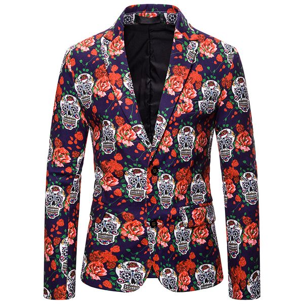 christmas blazer men 2019 fashion skull floral print suit jacket mens wedding groom tuxedo blazers jackets xmas party costumes, White;black
christmas blazer men 2019 fashion skull floral print suit jacket mens wedding groom tuxedo blazers jackets xmas party costumes, White;black