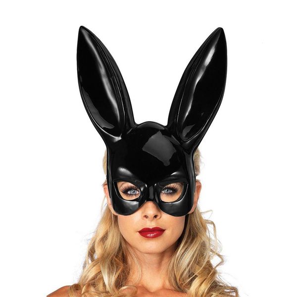 

christmas masquerade rabbit mask bunny girl club party theme costumes classic womens halloween costume accessories, Silver