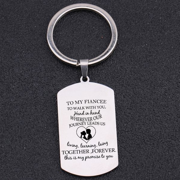 engraved to walk with you hand in hand wherever our journey lead us together forever this is my promise to you for fiancee gift, Silver
engraved to walk with you hand in hand wherever our journey lead us together forever this is my promise to you for fiancee gift, Silver
