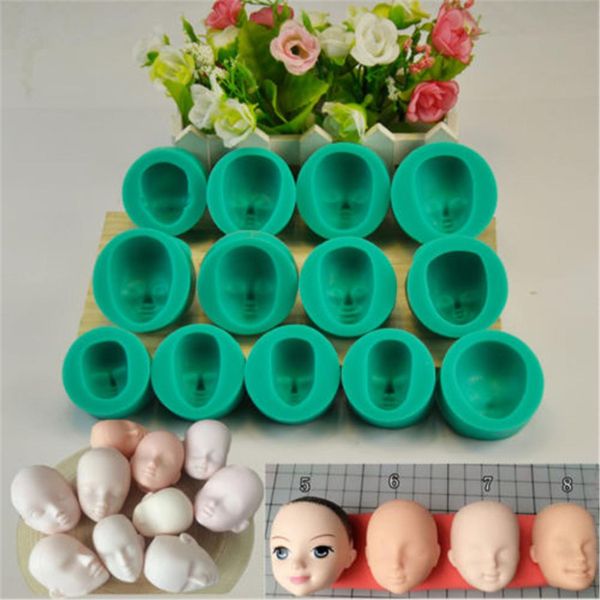 13pcs silicone dolls face head fondant mold cookies sugarcraft cake shaper home kitchen bakery baking decorating tools set
13pcs silicone dolls face head fondant mold cookies sugarcraft cake shaper home kitchen bakery baking decorating tools set