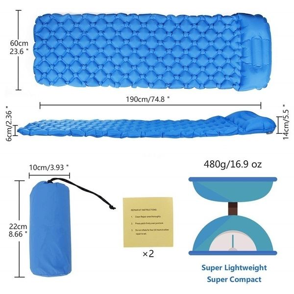 ultralight открытый надувные подушки коврик для пикника компактный кемпинг коврик air pad для кемпинга туризм путешествия
ultralight открытый надувные подушки коврик для пикника компактный кемпинг коврик air pad для кемпинга туризм путешествия