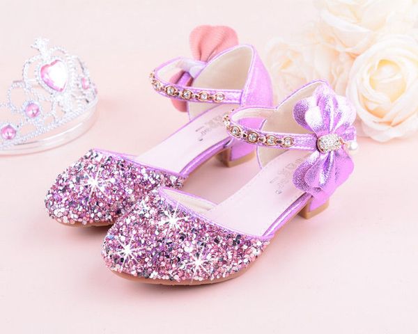 2019 girls bow-knot princess shoes with high-heeled, kids glitter dance performance summer shoes, purple , pink & silver 26-36, Black;grey
2019 girls bow-knot princess shoes with high-heeled, kids glitter dance performance summer shoes, purple , pink & silver 26-36, Black;grey