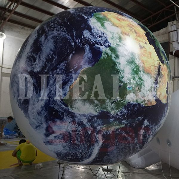 Hanging Decoration Inflatable Moon Ball,dome Inflatable Led Lighting Planet Balloon Model For Wedding Party Decorations Events