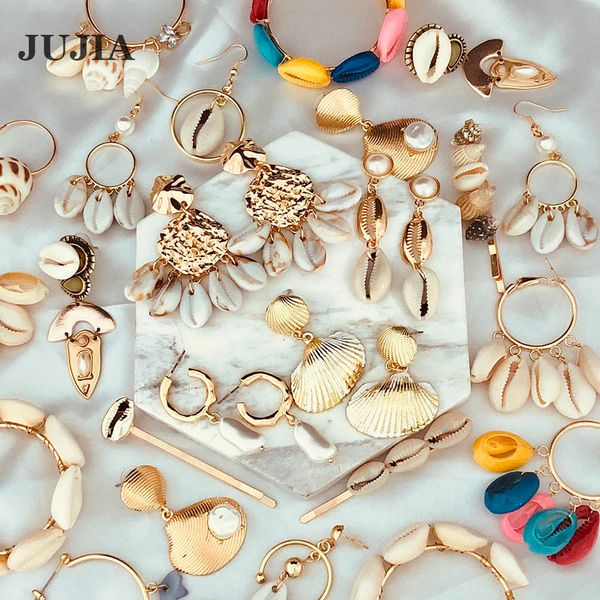 jujia fashion women simple pearl drop earrings summer boho jewelry handmade natural sea shell earrings for girls 2020, Silver 
jujia fashion women simple pearl drop earrings summer boho jewelry handmade natural sea shell earrings for girls 2020, Silver