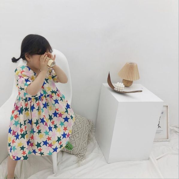 2020 new girls printed dress summer cotton fashion girls dresses 2-7 years hv227, Red;yellow
2020 new girls printed dress summer cotton fashion girls dresses 2-7 years hv227, Red;yellow